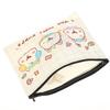 Happy Puppy Cosmetic Bag Lovely Cartoon Little Dog Makeup Storage Bag Travel Toiletry Bag Large Capacity Canvas Storage Pouch