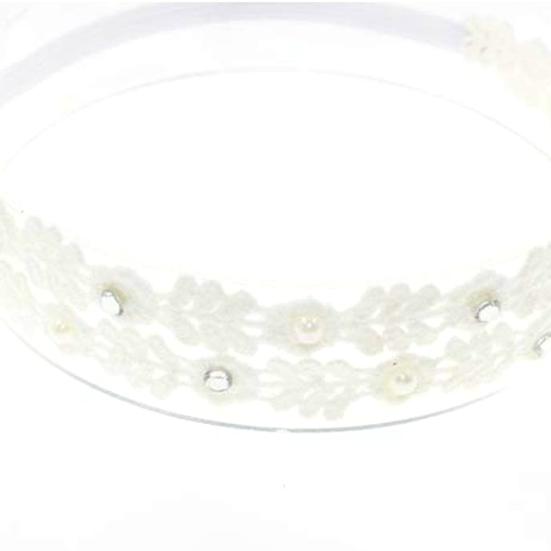 Baby-Haarband für Neugeborene, bequeme Schleifen, Taufe, Kleinkind, elastisches Spitzen-Stirnband für Baby