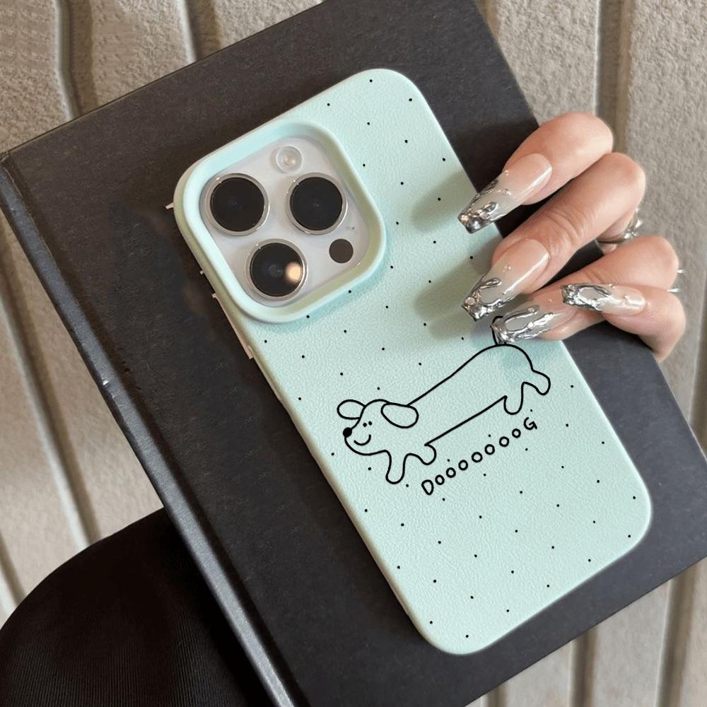 Skin-feel Phone Case for iPhone 11 13 16 Pro Max iPhone XR XS Max 14 15 Pro Max 12 13 Pro Max 16 Plus 13 Pro 14 Pro Cartoon Painted Macaron Colors