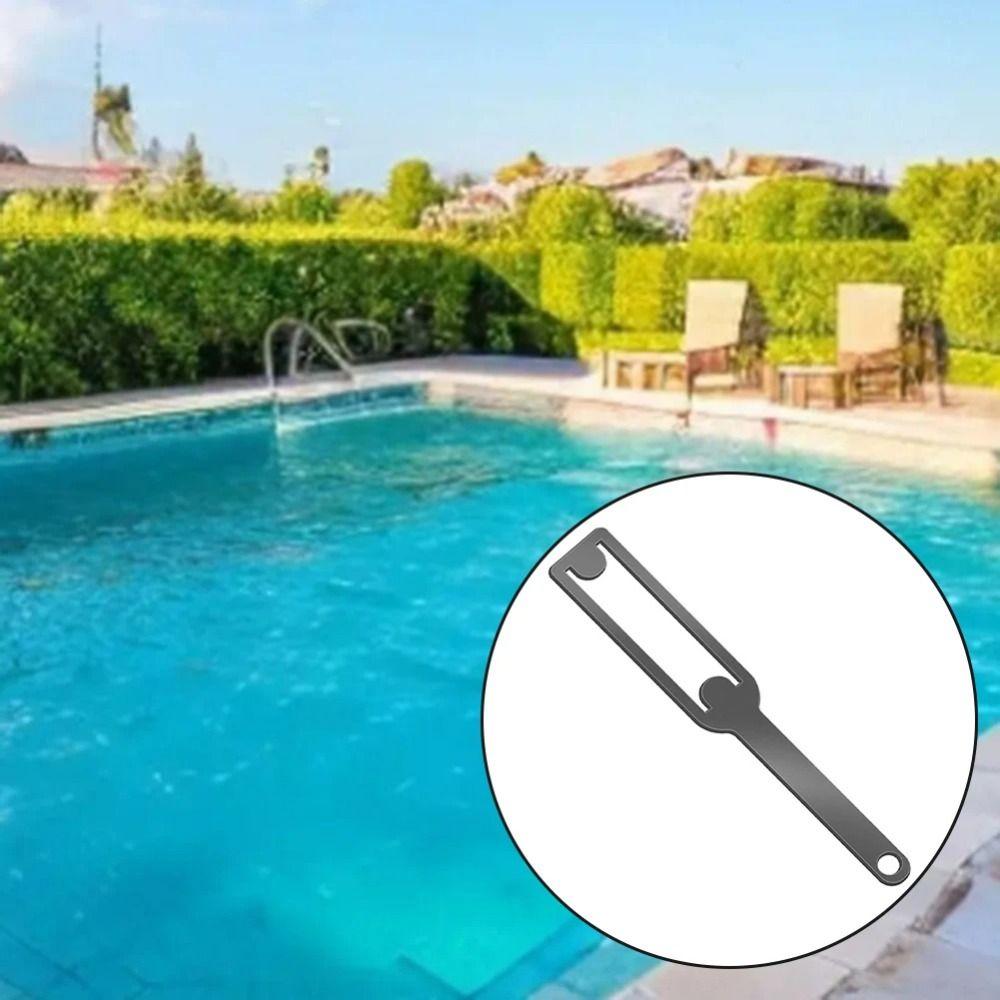 

Metal Filter Pump Cover Removal Wrench Durable Swimming Pool Wrench Lid Removal Wrench Pumps чорний