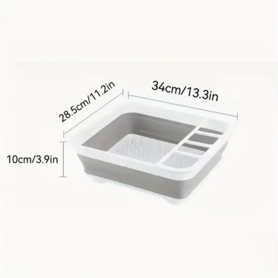 Ociekacz do naczyń stojak do przechowywania uchwyt na przybory składany składany talerz ociekacz organizator przyczepa kempingowa Camper akcesoria kempingowe