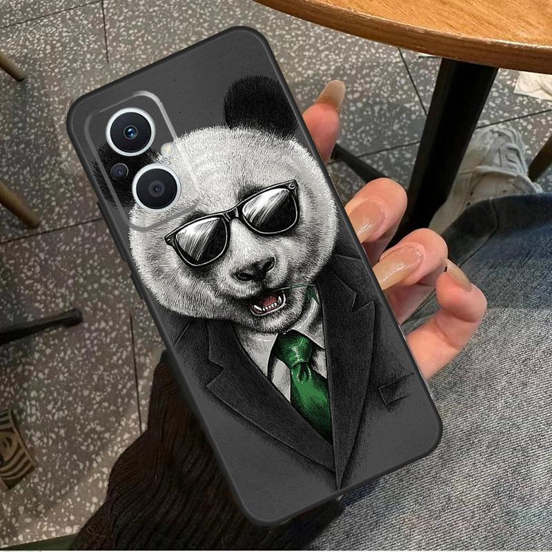 Man Suit Shirt Tie For OPPO Reno 11F 12F 13F 14F 8T 10 11 12 13 14 Pro 8 7 Lite OPPO Find X8 X6 X5 X9 Pro Case