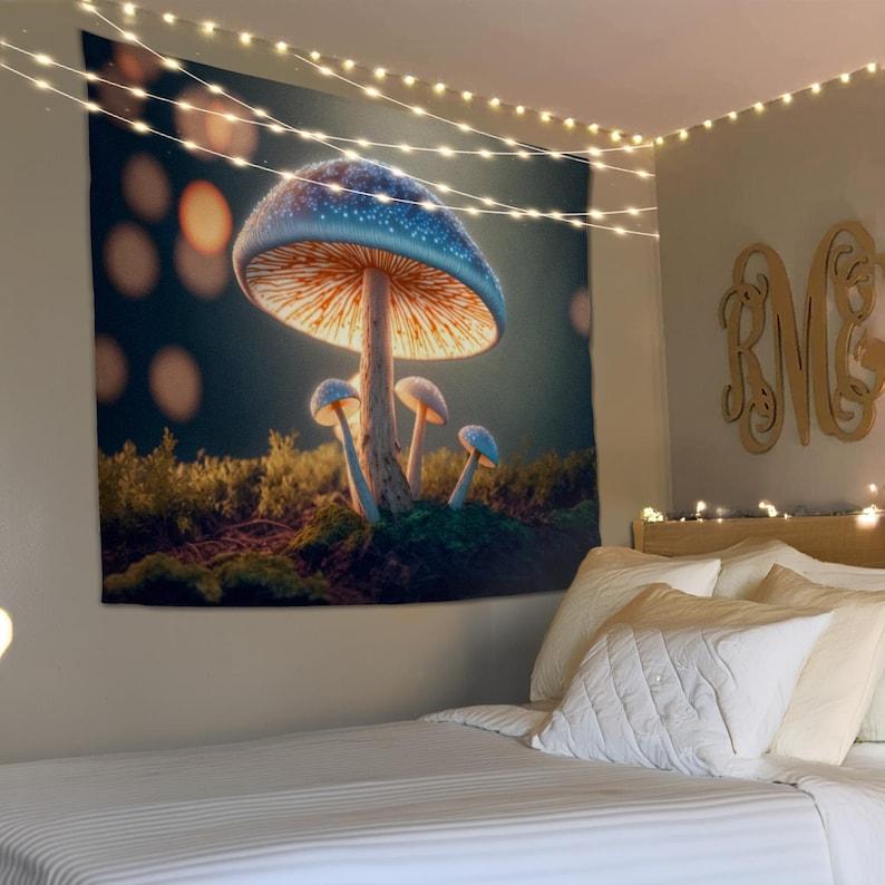 mushroom tapestry 75x100