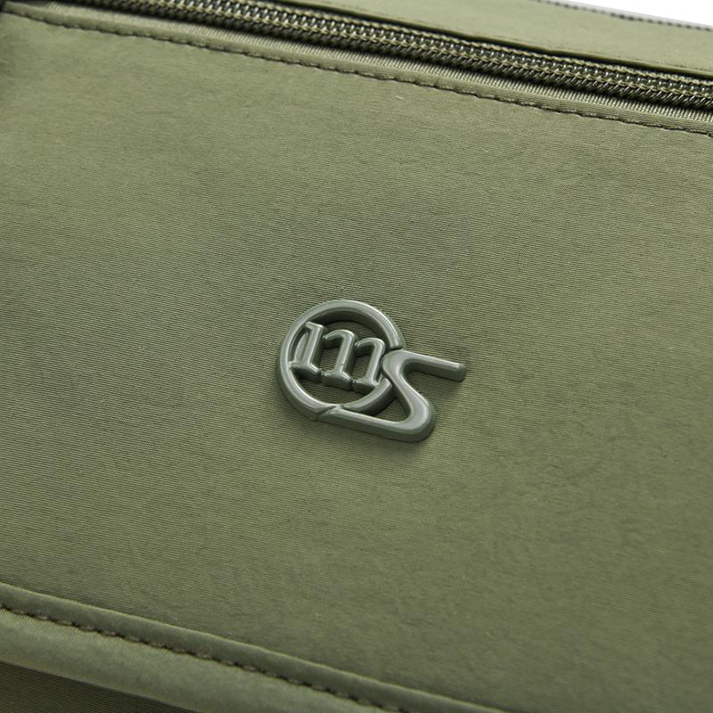 Kompaktní crossbody taška s více kapsami na zip pro muže a ženy