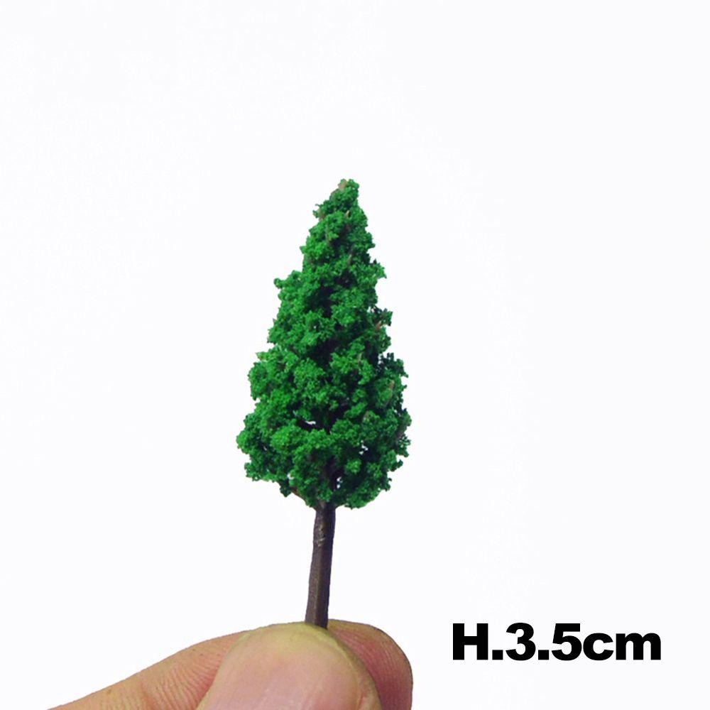 

Казковий сад, макет будівлі, мікроландшафтна сцена, модель штучної зелені, мініатюрна сосна H 3.5cm