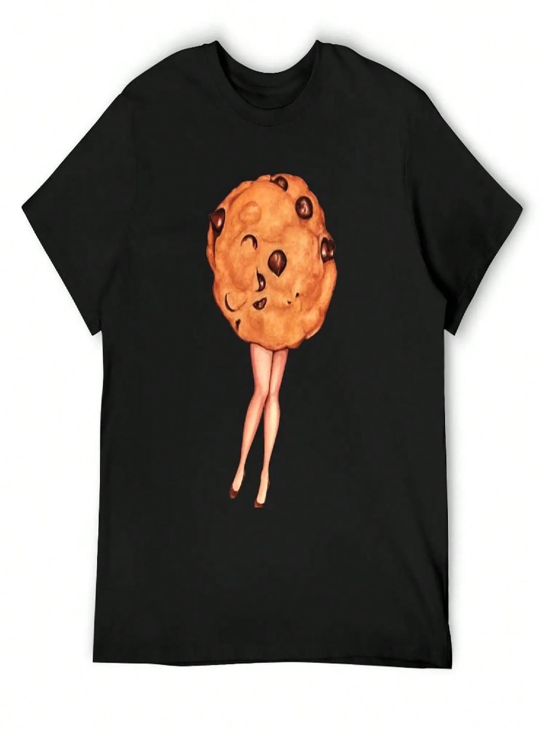 Cookie Girl T-Shirt Kawaii Clothes Plain Anime Tshirt unisex Clothings S