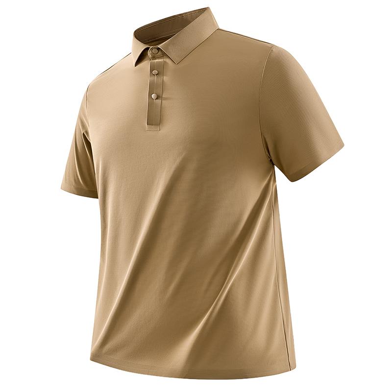 Ice Silk Quick-drying Casual Sports Short-sleeved POLO Shirt Lapel