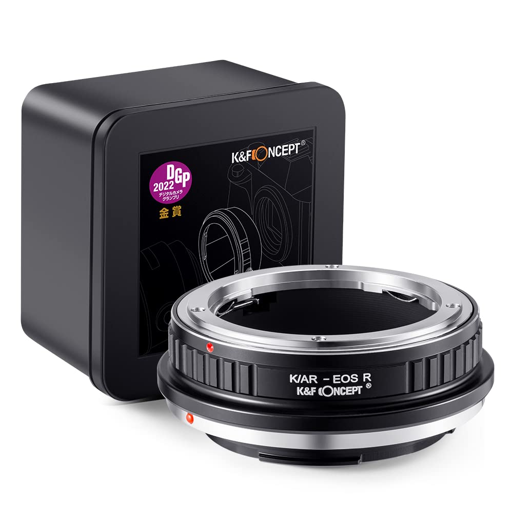

Concept Lens Mount Adapter R Manual Focus Konica AR Mount Lens to Canon RF Mount K&F K/AR-EOS (Manufacturer Direct)