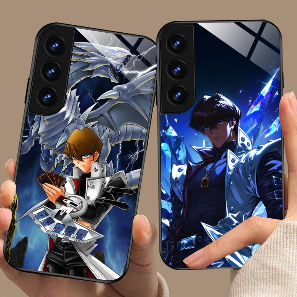Yugioh Seto Kaiba Mobile Phone Case for Samsung Galaxy S26 S25 S24 S23 S22 S21 S20 Note20 Plus FE Ultra Glass Colorful Cover