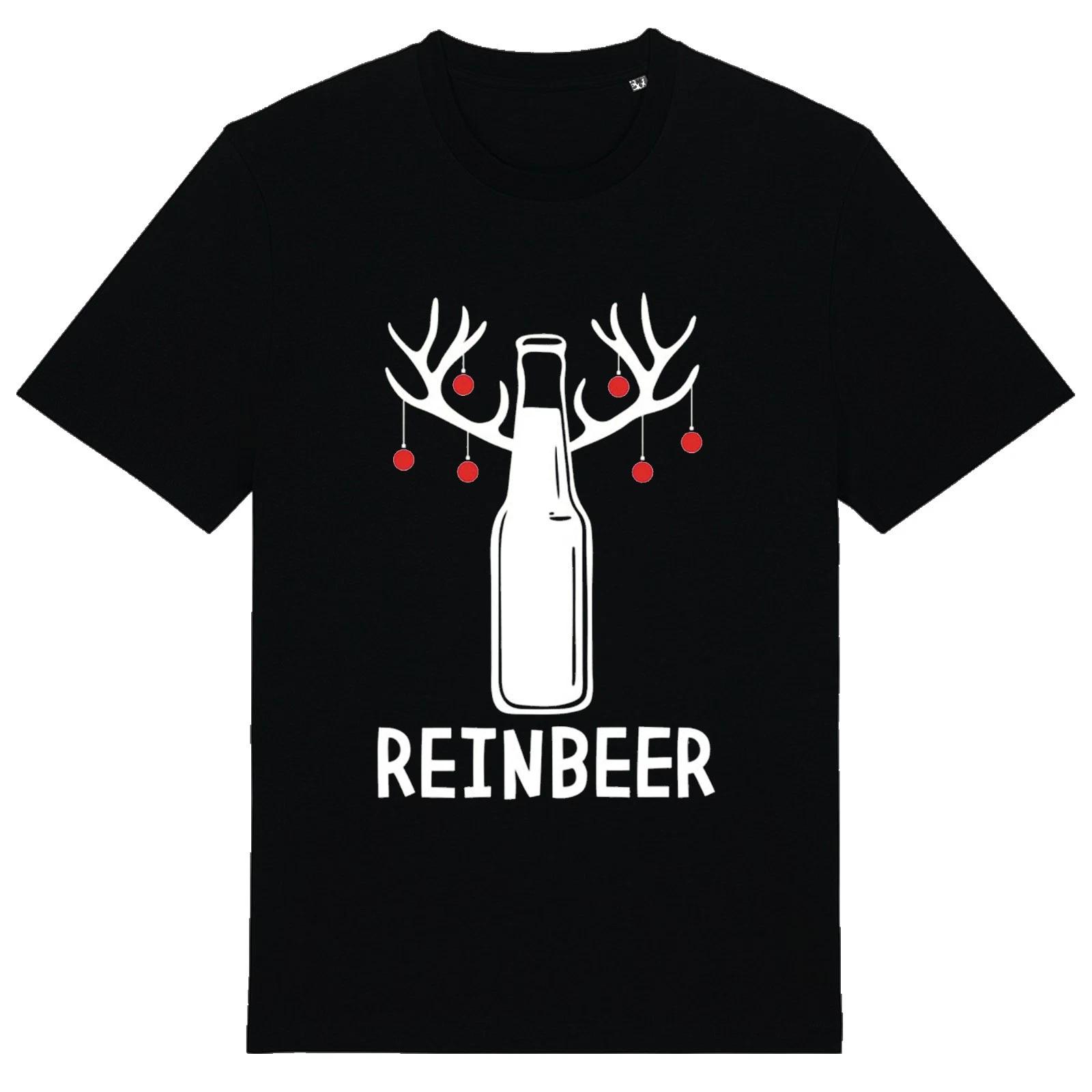 Reinbeer -Unisex T-Shirt Secret Santa Xmas Christmas Festive Jolly Wreath Sleigh 4XL
