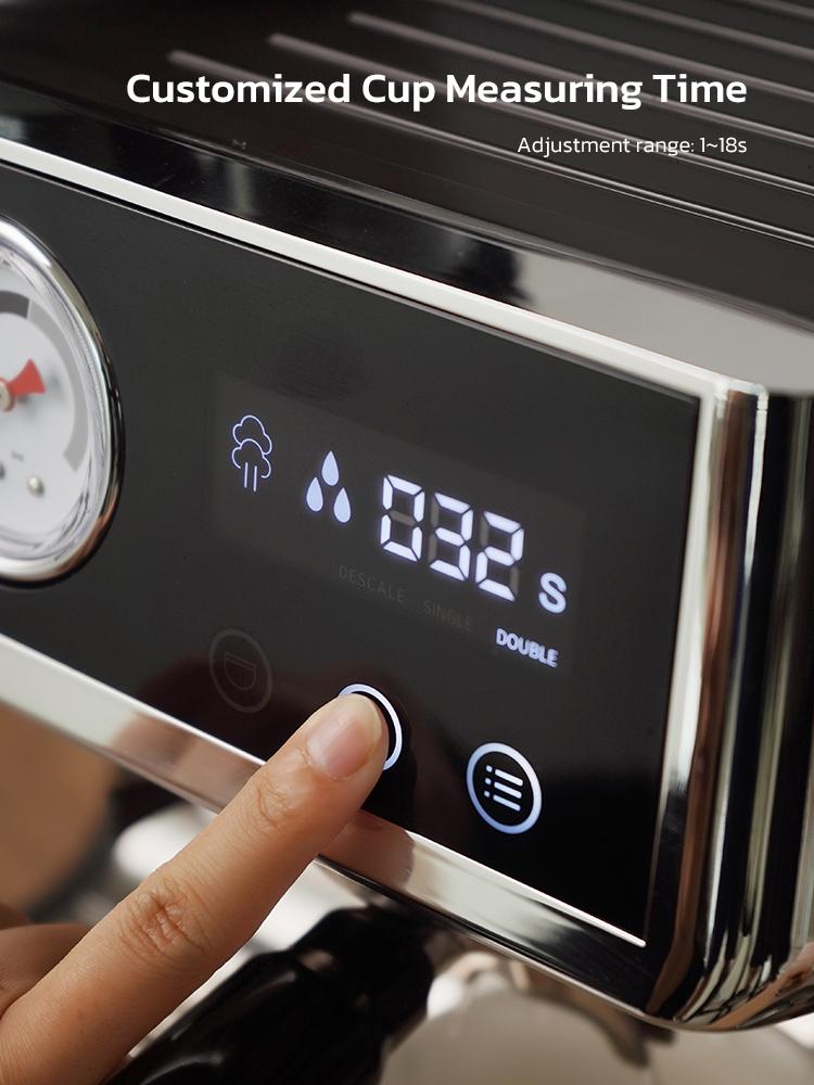 HiBREW H7A Espresso Machine Dual Boiler Grinder