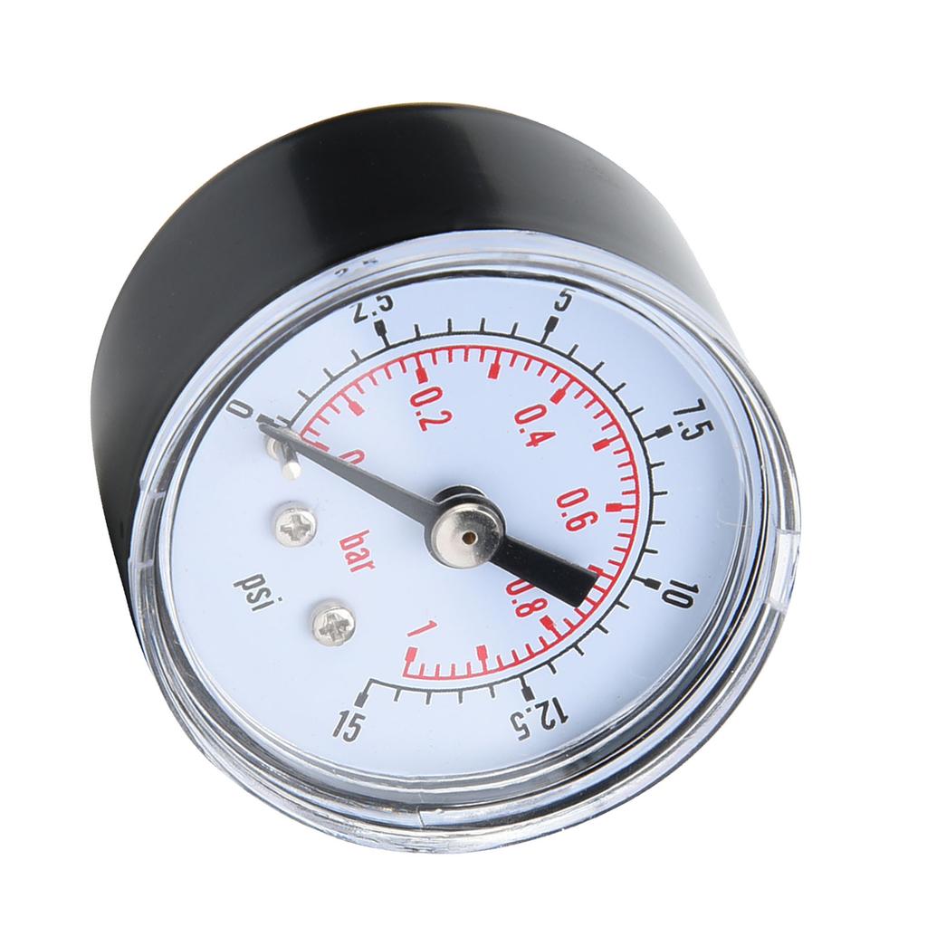 Mechanical Pressure Gauge for   Oil Water 1Celsius8inch BSPT Back Connection (0-15psi 0-1bar)
