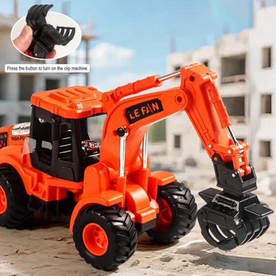 Yousheng Kids Construction Truck Toy Inertia Drive Movable Joints Toddlers Boys Girls Simulated Engineering Vehicle Educational Mini Car Toy