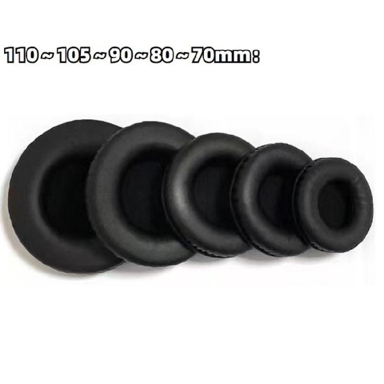 Round 45-110mm Earphone Cover Replacement Sponge Earpads Universal Ear Pads