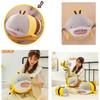 Bee Shark Plush Toy Funny Stuffed Animal Pillow Gift