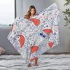 Soft Throw Blanket Cozy Plush Sherpa Fleece Warm Fuzzy Blanket Bedspread Couch Cover Home Decor Gift Lightweight