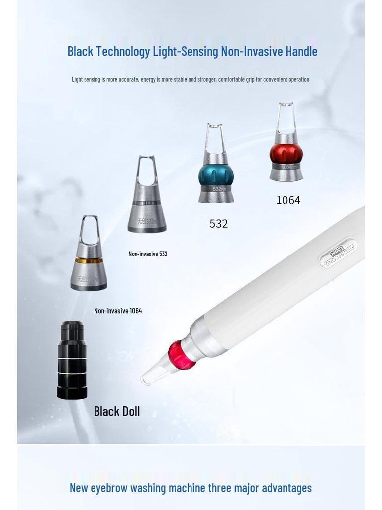 Second-Generation Non-Invasive Pico Eyebrow Cleansing Machine - Portable, Waterless Beauty Device