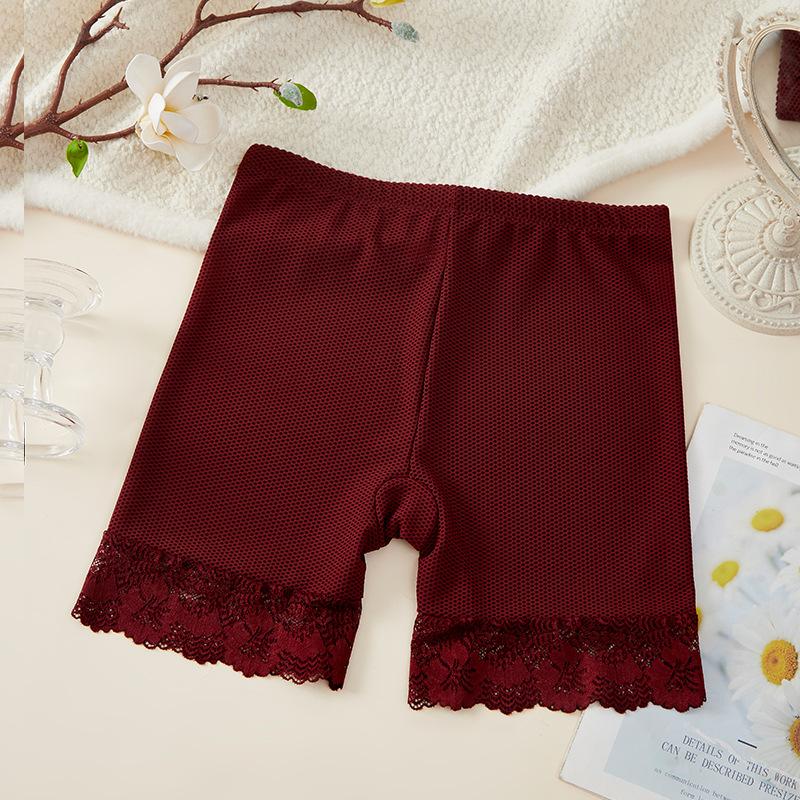 Lady Summer Silk Two In One Seamless Anti-Slip High Waist Underpants