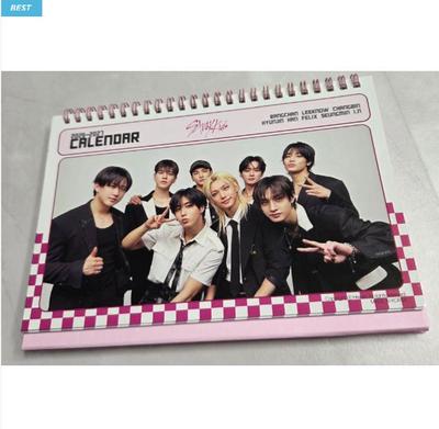 2026–2027 Desk Calendar – Double-Sided Photobook Style (Random Images)