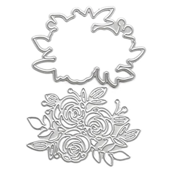 

2 шт., штампы для резки цветов, скрапбукинг, тиснение, бумажные карты, декор, трафарет, форма