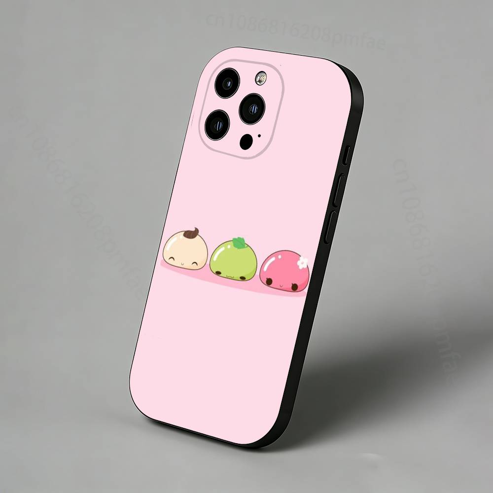 Kawaii Food Character Series iPhone Case For 17,16,15,14,13,12,11 Pro,Max,Plus,X,XS,XR,SE,Mini Back Protector Cover