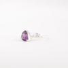 Amethyst Gemstone 925 Sterling Silver Jewelry Handcrafted Stylish Ring For Girls CZR-10-8