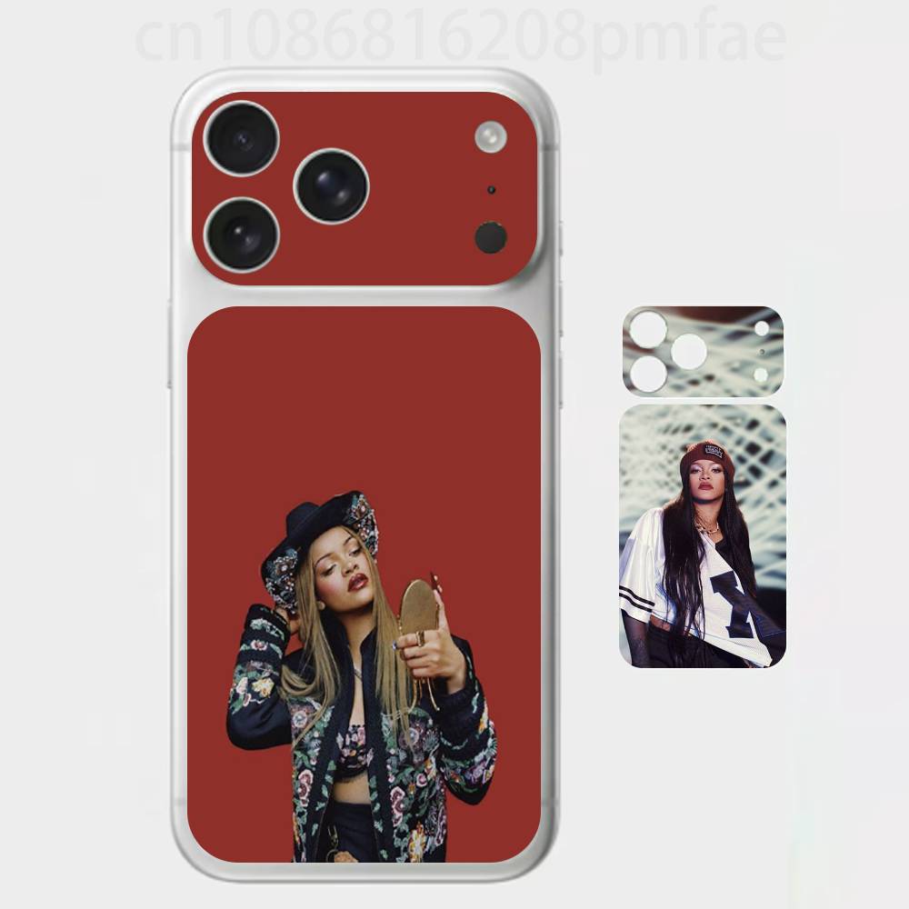

BADgalriri R-Robyn R-Rihanna Fenty Premium Skin Wrap for iPhone 17 Pro/Max, Back Frame Camera Protective Decal (Not Case) iPhone17pro