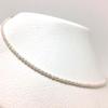 Isowa Pearl (Ise-Shima pearl specialty store) Freshwater pearl necklace 2.5-3.0mm White Silver Adjustable 70246