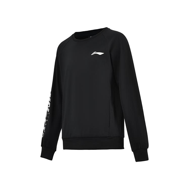 Li Ning Badminton Collection Sweatshirt Unisex Black AWDUH89-1