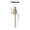 VOCOSTE Tungsten Steel Nail Drill Bits Set for Acrylic Nails, 3/32 Inch Tree Shape Professional Nail File Bits Nail Art Tools, Manicure Pedicure