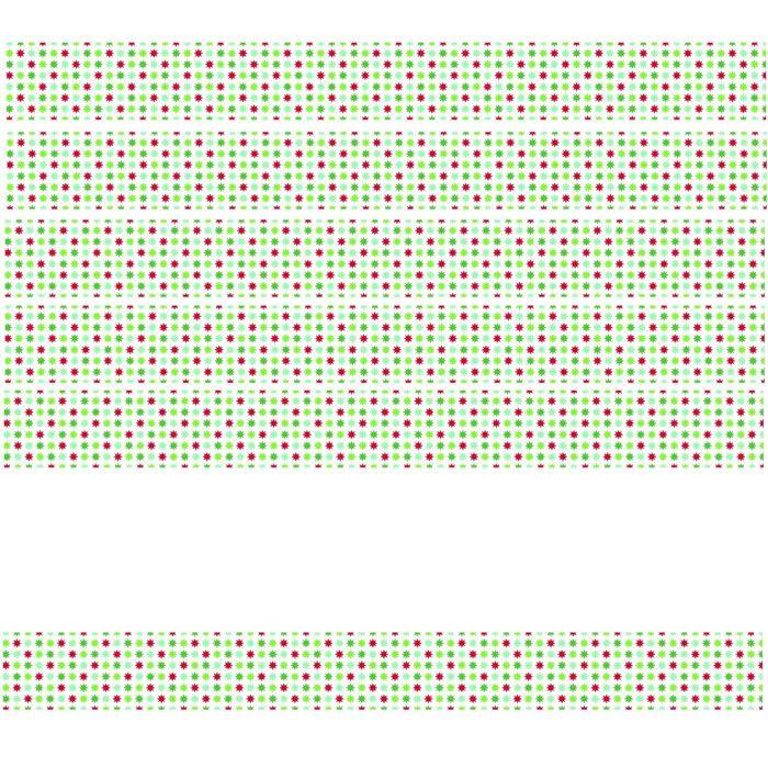 Ruban de papier Larg. 2,5cm Etoilé