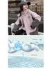 Girls' Fleece-Lined 3-in-1 Detachable Windbreaker Jacket, 2024 Autumn/Winter Style, Big Child Outdoor Thickened Coat.