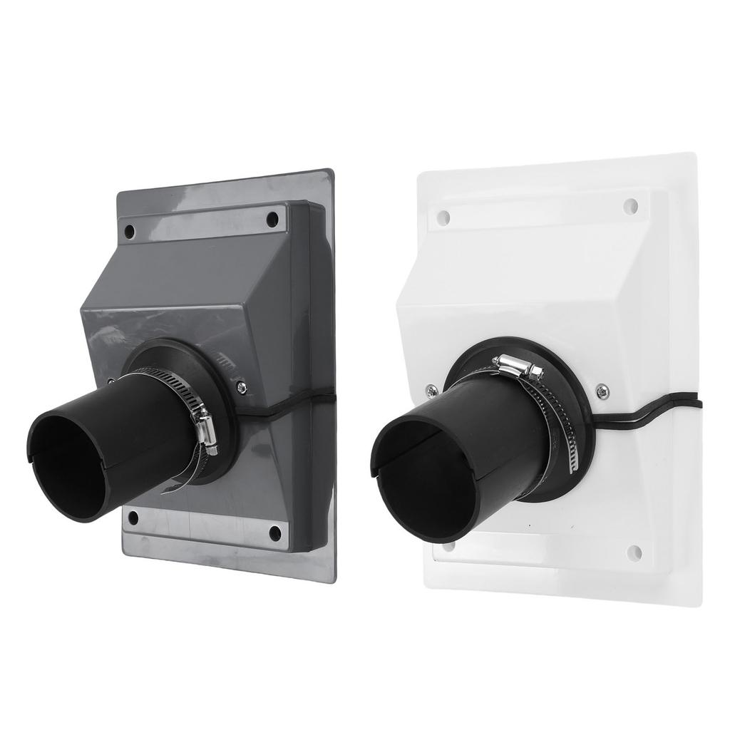 HVAC Wanddurchführung Leitungsset Abdeckungs-Kit Kunststoff Split AC Leitungsset Wandabdeckung mit weicher Dichtung für Innen- und Außengeräte