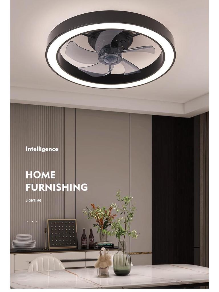 Integrated Ceiling Fan Lamp for Bedroom & Restaurant - 2024 Model