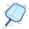 Tub Cleaner tool Professional Lightweight Mesh Frame Net Durable Blue Swimming Pool Spa Leaf Trash Net Skimmer Rake