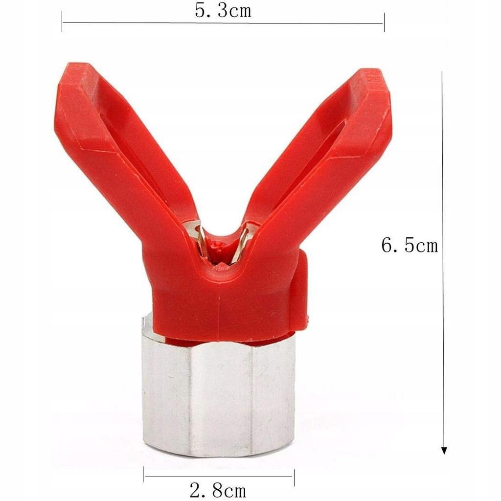 Rosfix Zestaw Akcesoriów do Agregatu Malarskiego – Osłona Dyszy i Dysza Ultra Spray Model 517 | Precyzyjne Malowanie | Wysoka Jakość