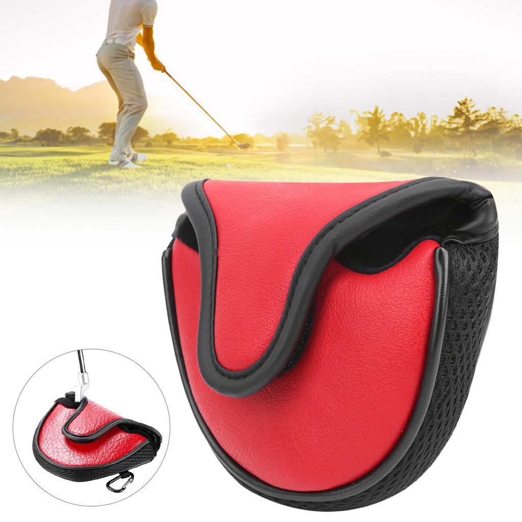 Putter Covers Headcover Semicircle PU Leather Guard Waterproof Accessory
