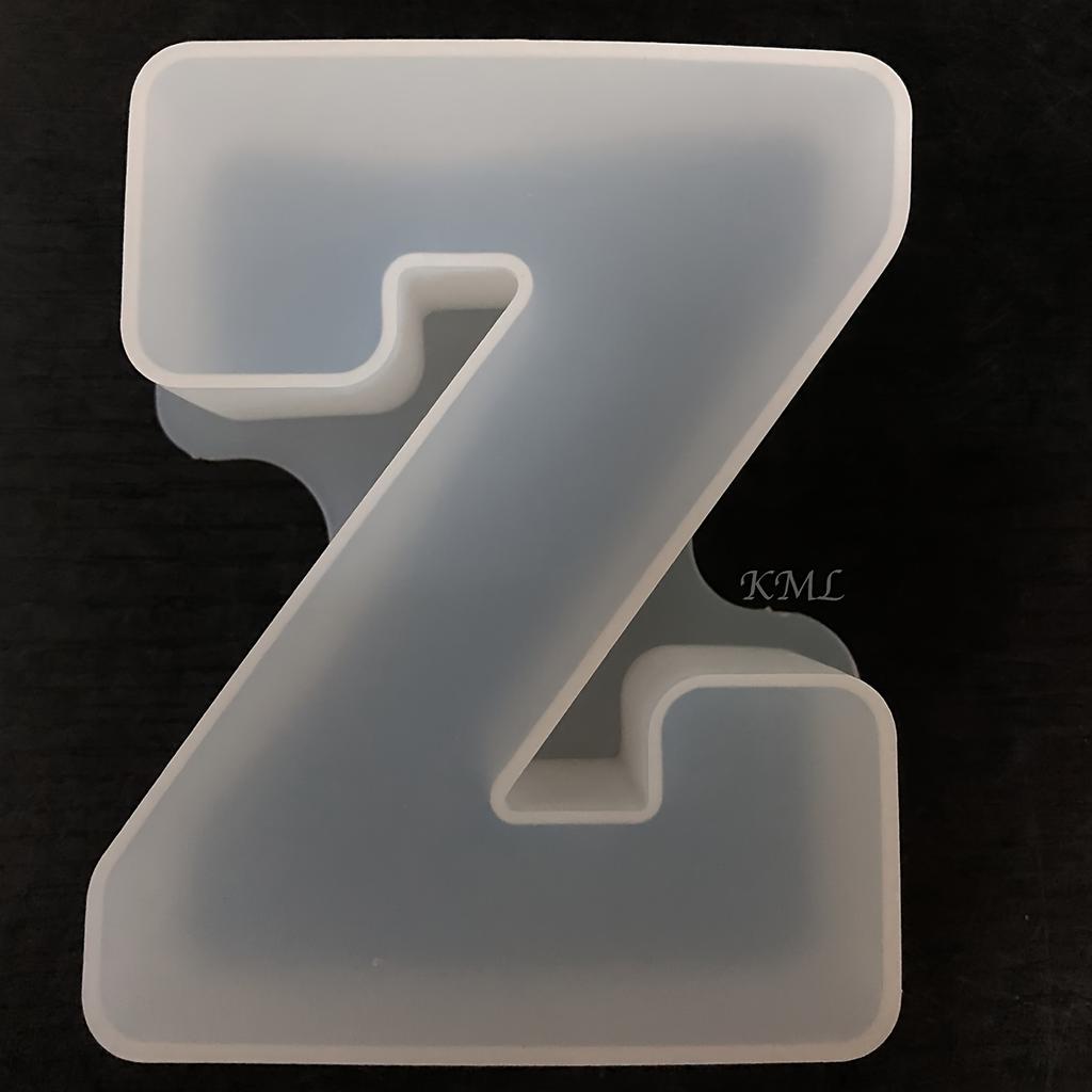 26 Stück Silikonform für englische Buchstaben, 10 Silikonformen für Ziffern, 26 Buchstaben- und Zahlenformen Handgefertigter Buchstaben-Harzguss
