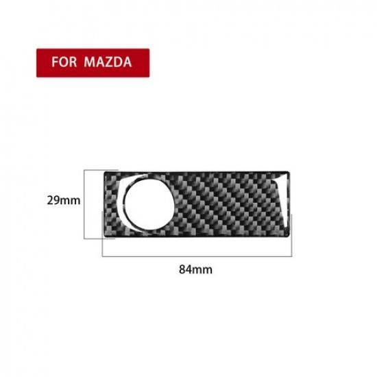 Carbon Fiber Interior Glove Box Handle Cover Trim For Mazda RX-8 2004-2008