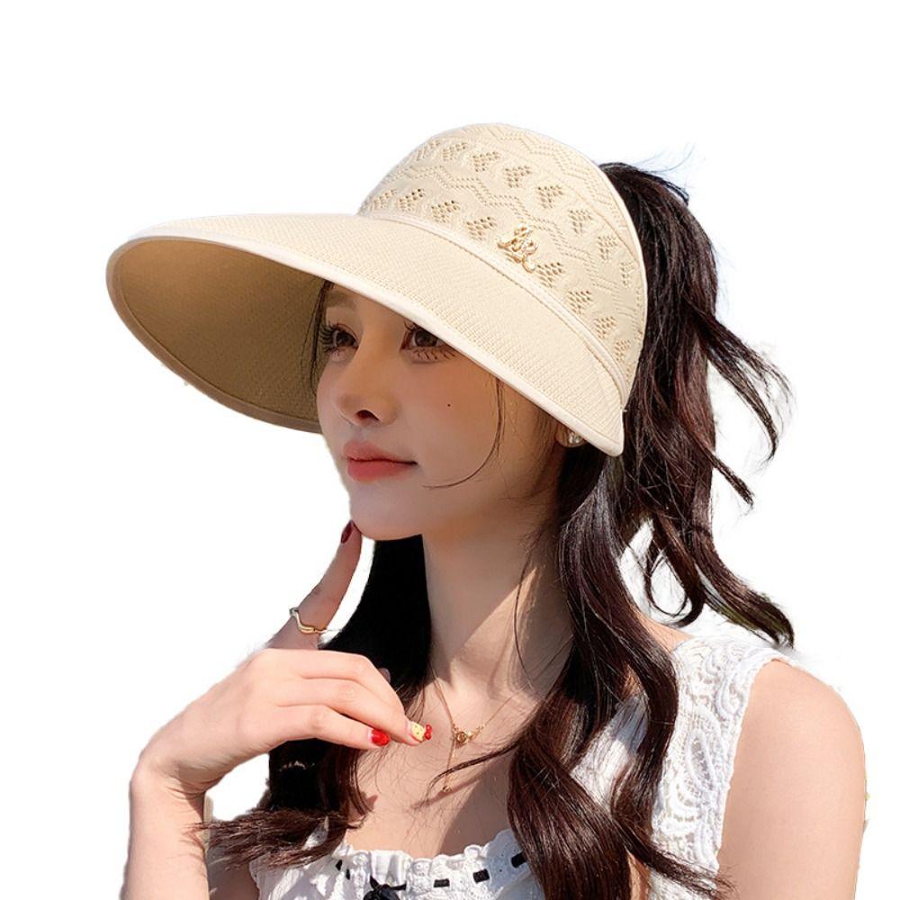 

Casual UV Protection Hat Breathable Sun Hat Fashion Sunscreen Hat Outdoor сірий