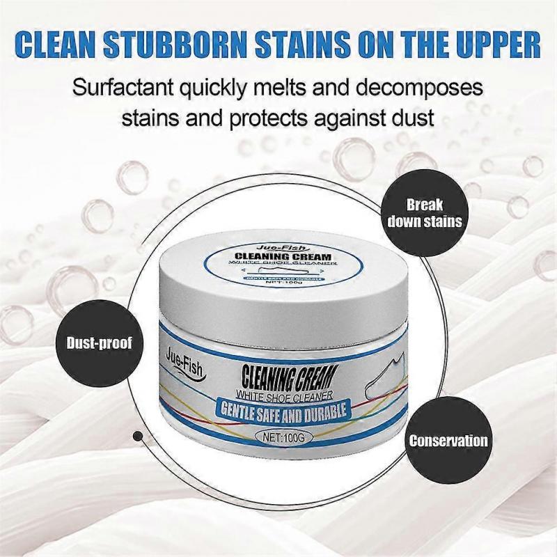 White Shoe Cleaning Cream Shoes Whitening Stain Remover Cream Cleansing