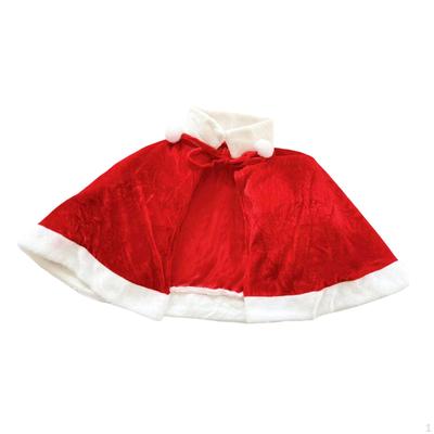 Christmas Cloak Cape Winter Santa for Carnival Holiday Celebration
