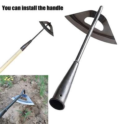 1 Stück Stahl Hohlhacke Handheld Jäten Rake Pflanzung Gemüse Bauernhof Garten Landwirtschaft Werkzeug Jäten Zubehör