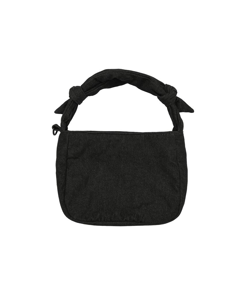 Lmr Stitch Point Denim Padded Crossbody Bag Navy