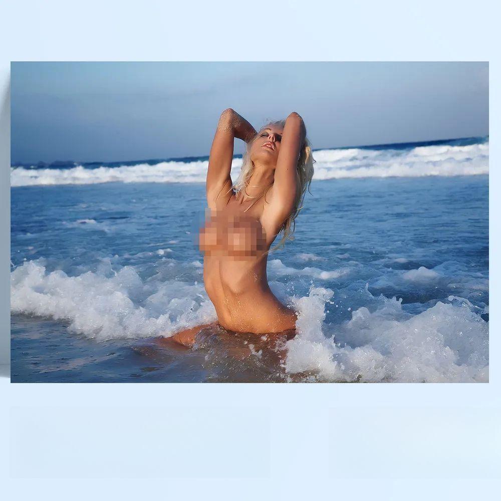 Erotic Poster Girls Hot 30x20cm Tin Sign Metal Wall Art Home Decor