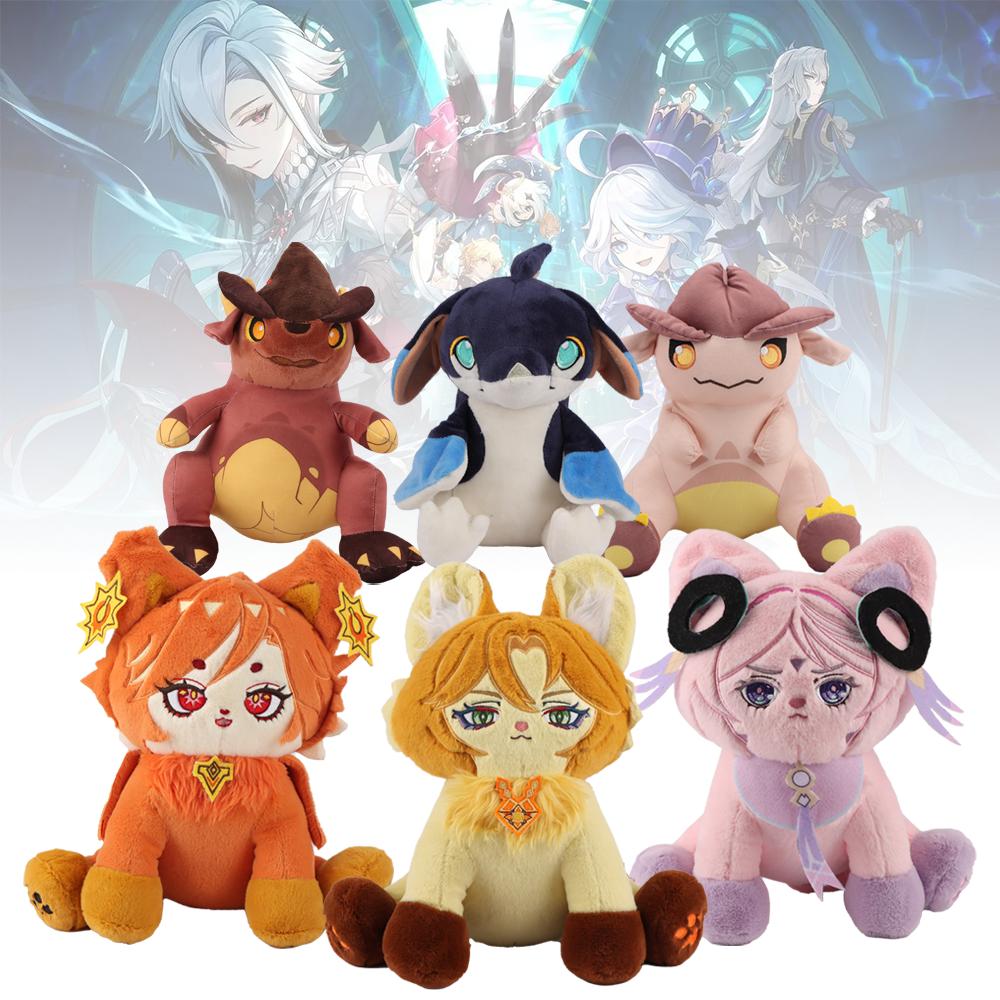 Kawaii Kreslená Plyšová Hračka Anime Populární Hry Genshin Impact Mavuika Citlali Plyšová Vycpaná Hračka Dětská Panenka Narozeninový Halloweenský Dárek
