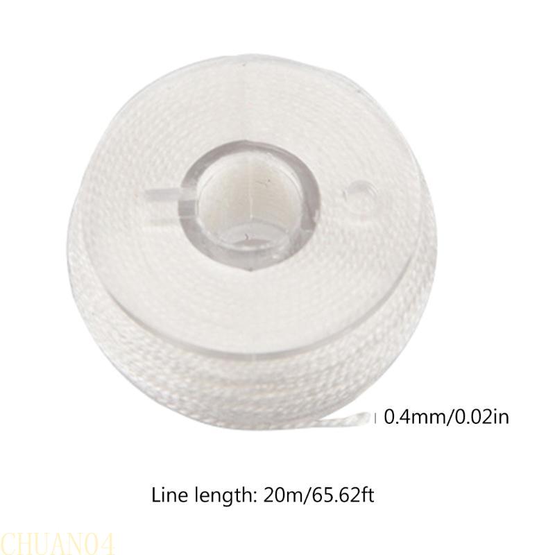 A1A2 4 Pcs Water Soluble PVA Fishing Line Invisible Fishing Wire Fishing String Tape Tool for Binding Fishing Baits Bags