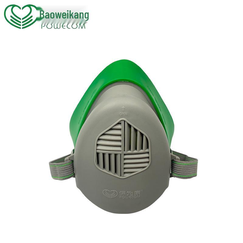 Baoweikang 3800 Industrial Dustproof Mask with Filter Cotton - Breathable Protection for Grinding and Mining