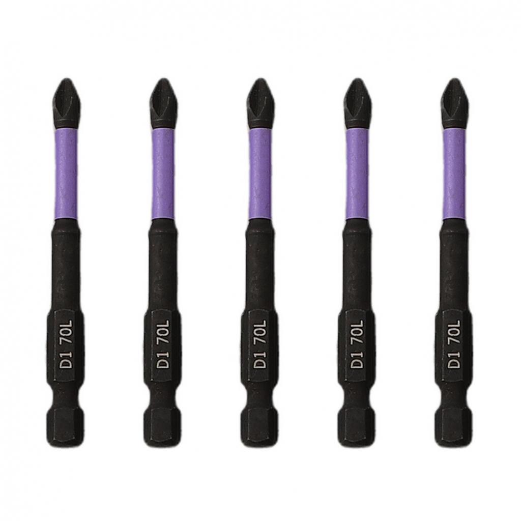 5pcs Batch Head Alloy Steel Cross Hand Tool Magnetic