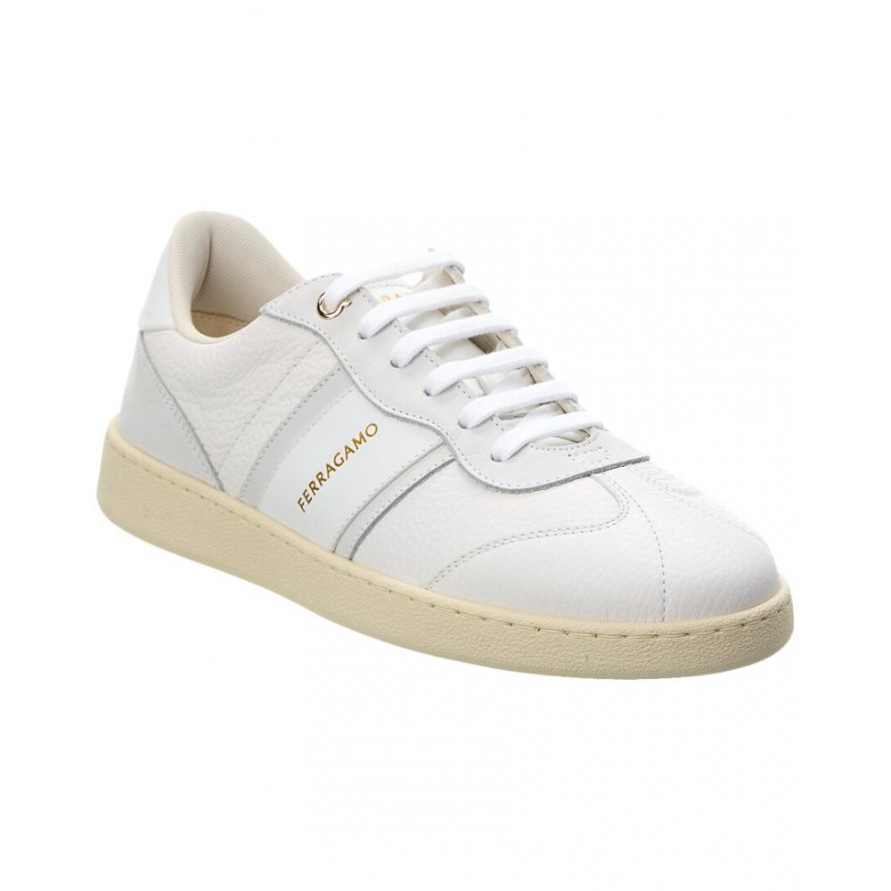 

Salvatore Ferragamo Ferragamo Achille Leather Sneaker White US 6.5/Regular